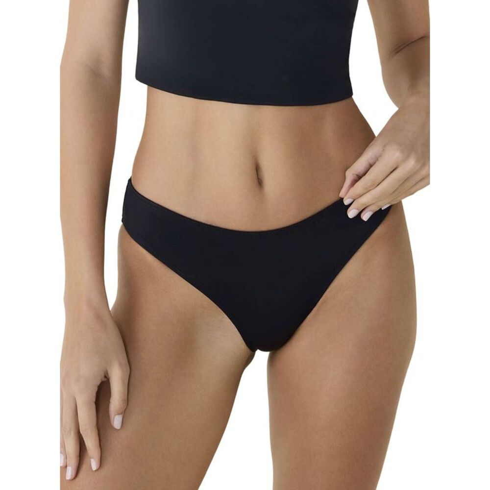 Andie Womens The Classic Bikini Bottom Large Black - NWT $52